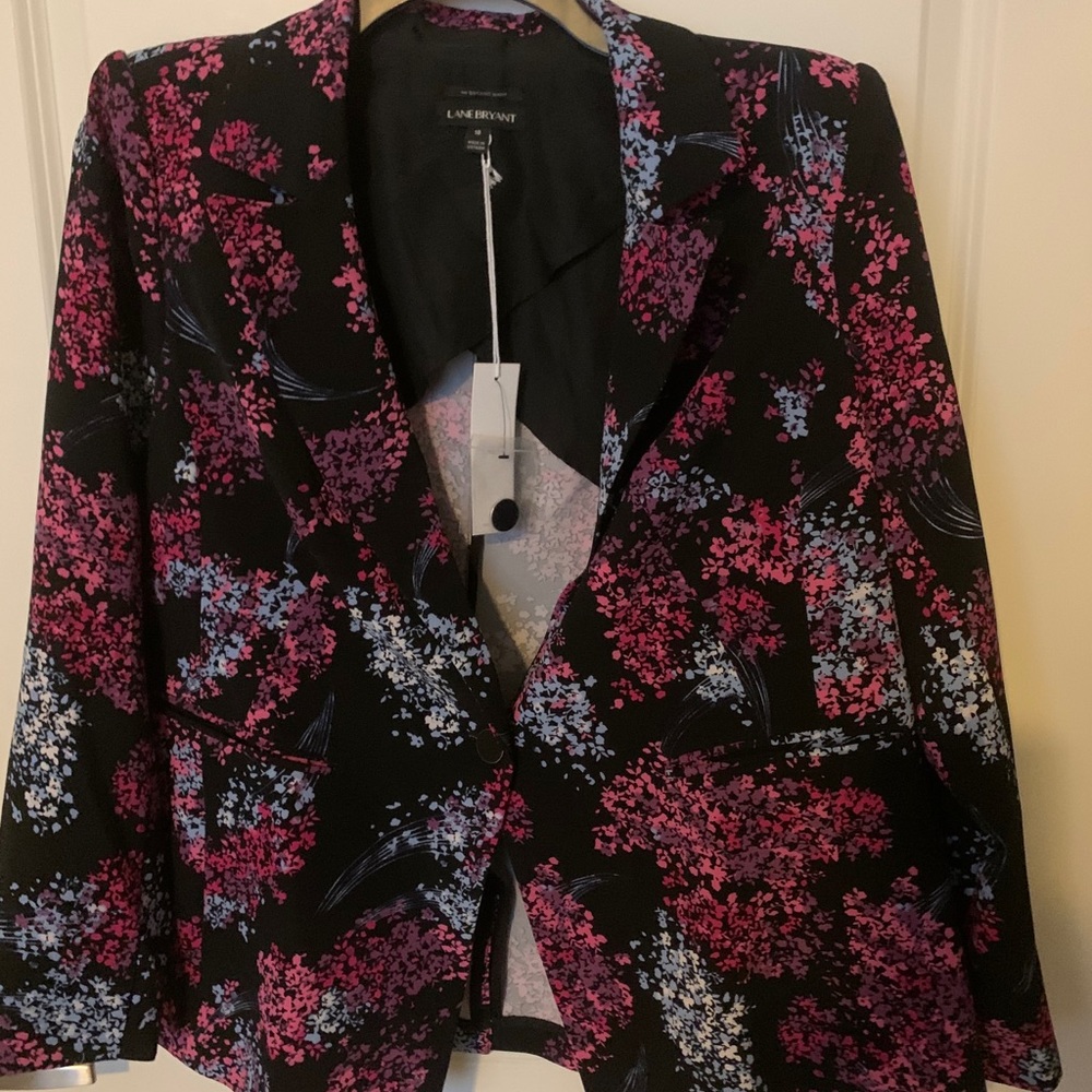 Floral blazer